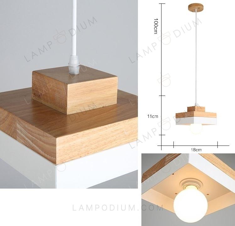 Pendant light KLER QUADRATO