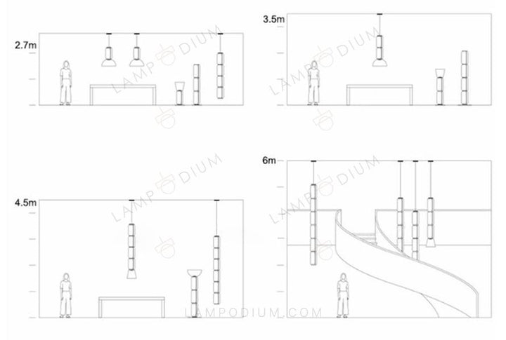 Pendant light GLASSERO