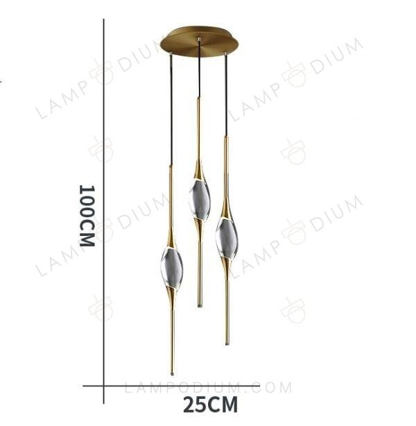 Pendant light TEAR 3