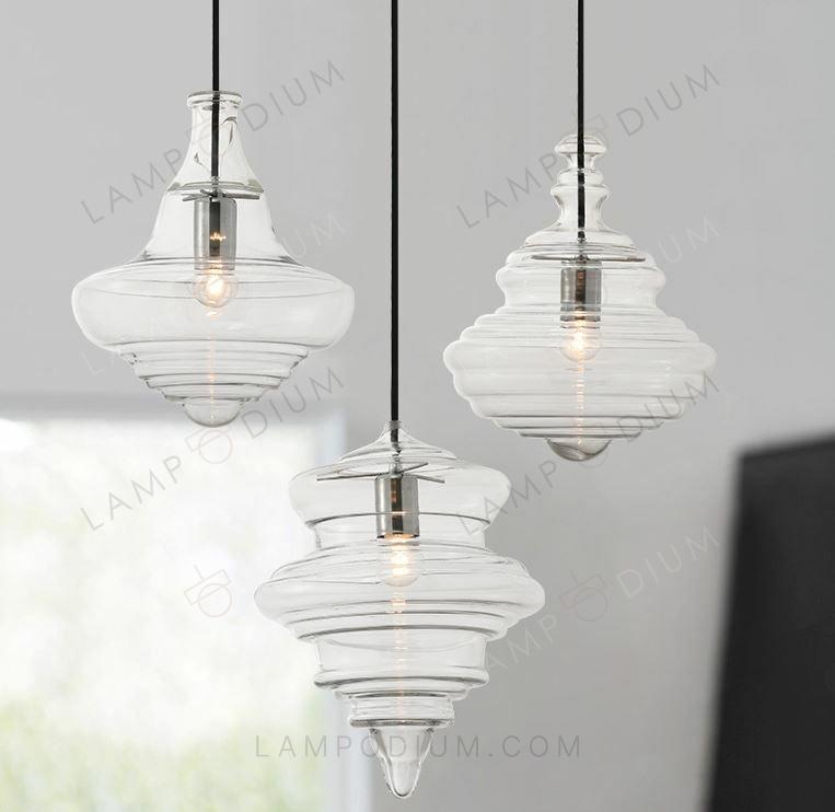 Pendant light TIPO C TRANSPARENTE