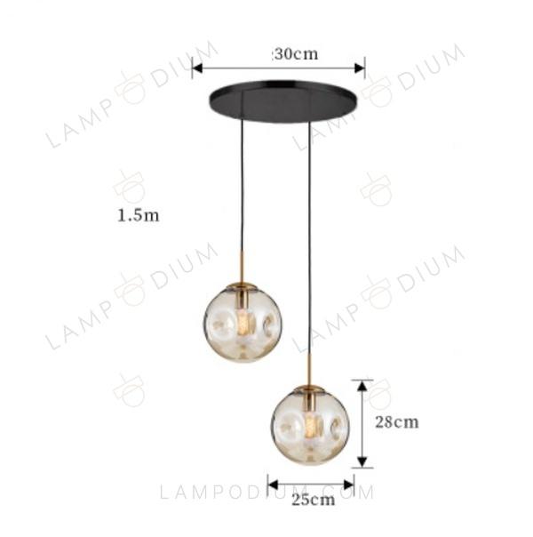 Pendant light FIORINDA