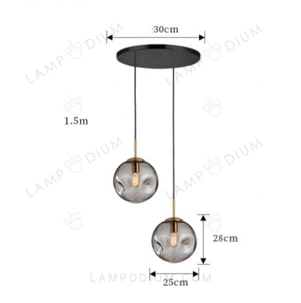 Pendant light FIORINDA