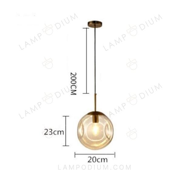 Pendant light FIORINDA