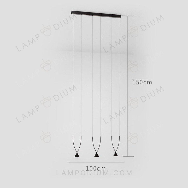 Pendant light BARB 3 ITALIANO