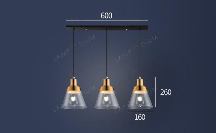 Pendant light TOCLORE 3