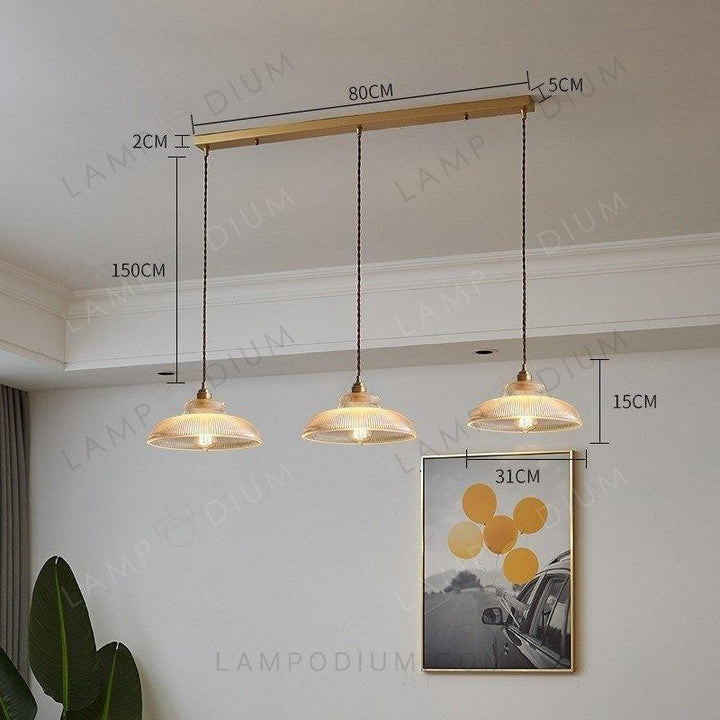 Pendant light ONLY PLATE TRE