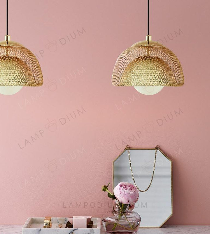 Pendant light SCREEDO GOLD