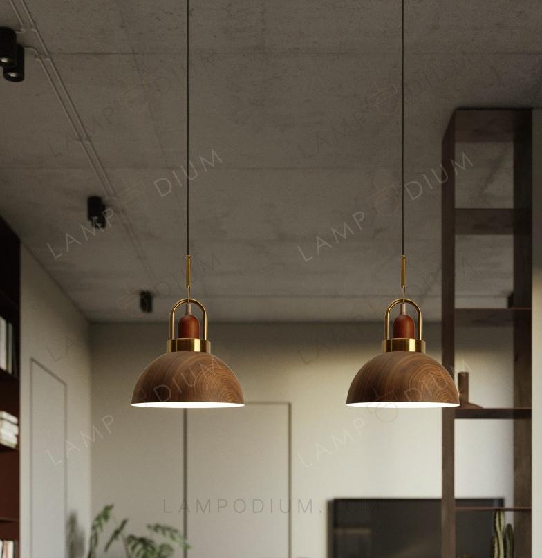 Pendant light TERRIO LEGNO