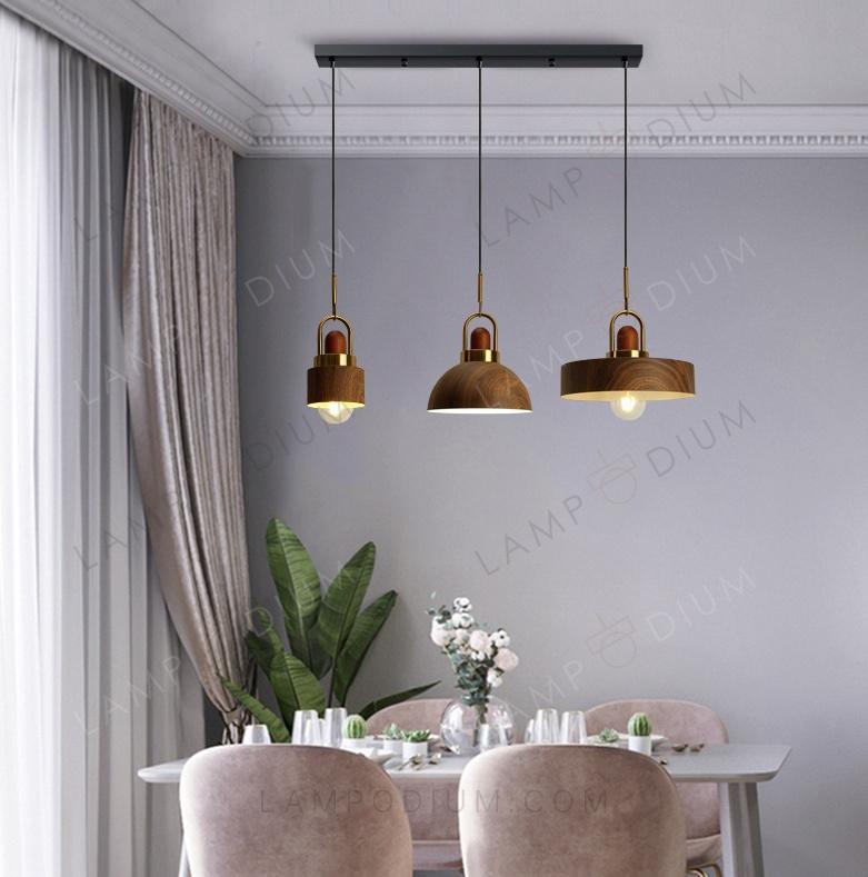 Pendant light TERRIO LEGNO