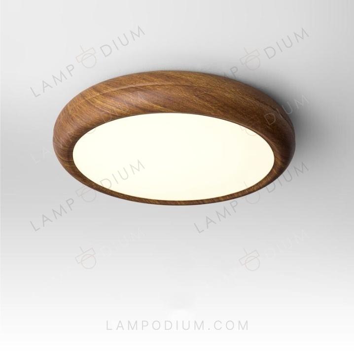 Ceiling light SPIRALUS DI LEGNO