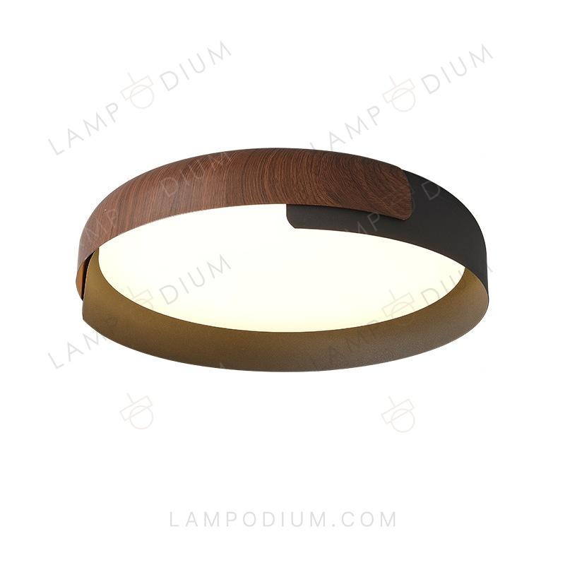 Ceiling light ANELLO DI LEGNO