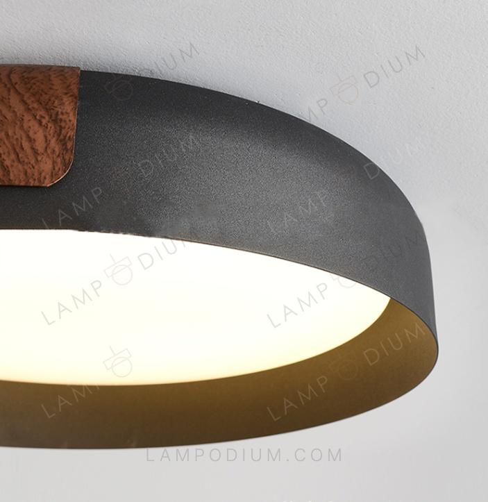 Ceiling light ANELLO DI LEGNO