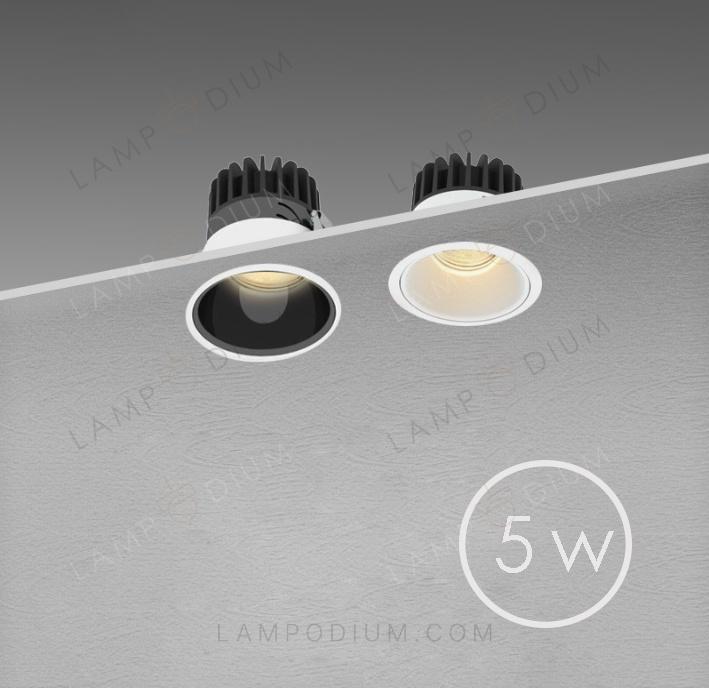 Ceiling light CERC N QUATTRO