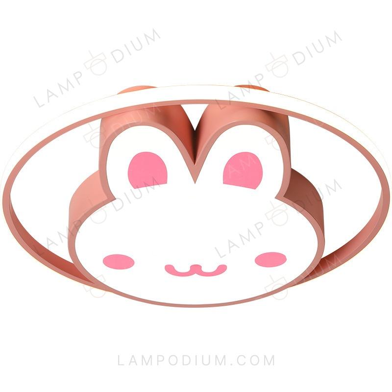 Ceiling light PINK CONIGLIO LUCE