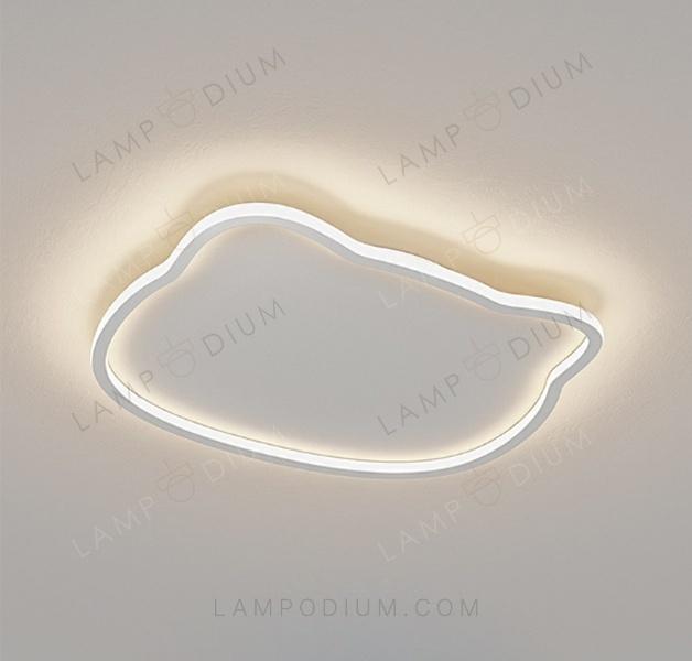 Ceiling light NEON GATTINO LAMPADA