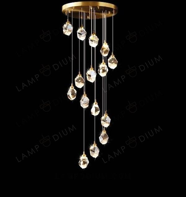 Pendant light DIAMANTE D'ORO