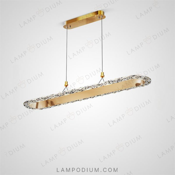 Linear, row luminaire CESAR