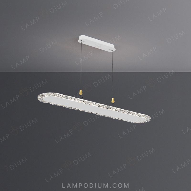 Linear, row luminaire CESAR