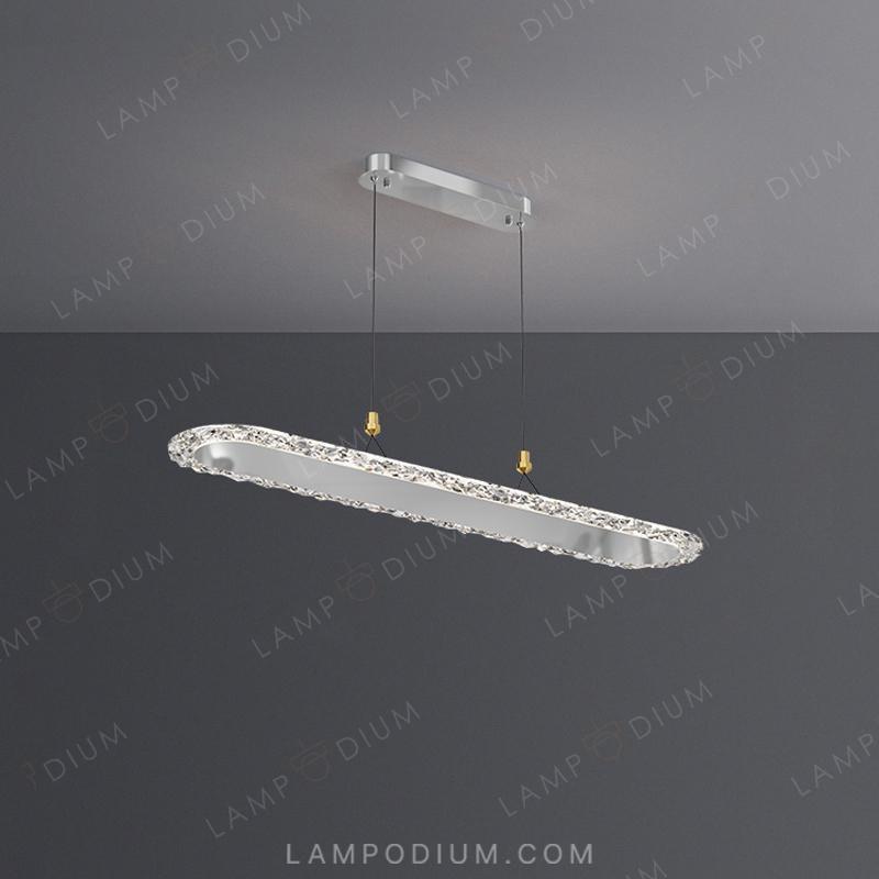 Linear, row luminaire CESAR