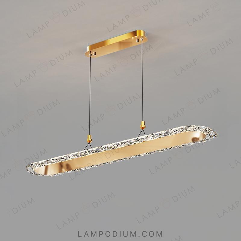 Linear, row luminaire CESAR