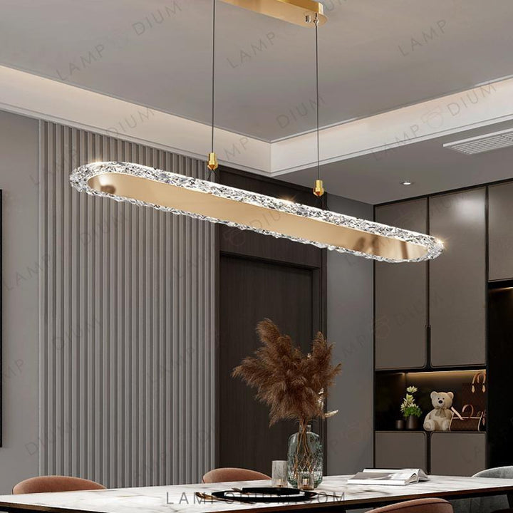 Linear, row luminaire CESAR