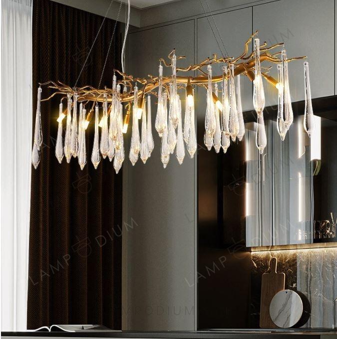 Chandelier NATURALE LUNGA