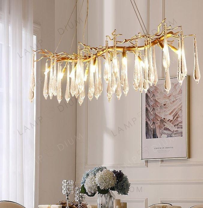 Chandelier NATURALE LUNGA