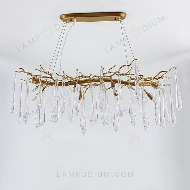 Chandelier NATURALE LUNGA