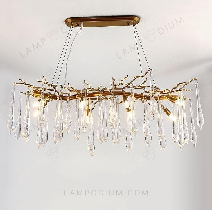 Chandelier NATURALE LUNGA