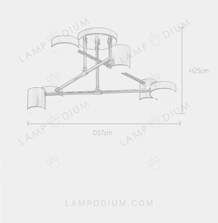 Ceiling light LOFT ATTRATTIVO