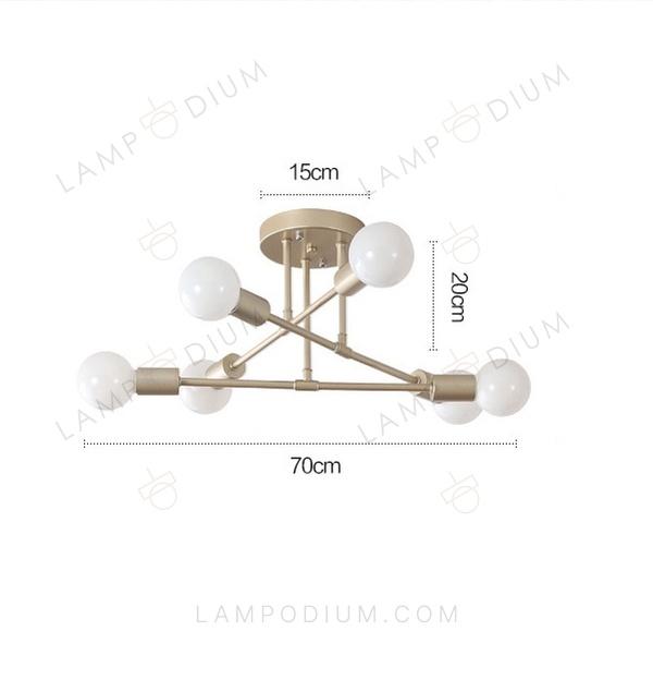 Ceiling light PAMIR