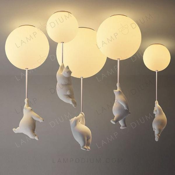 Ceiling light POLARE ORSO