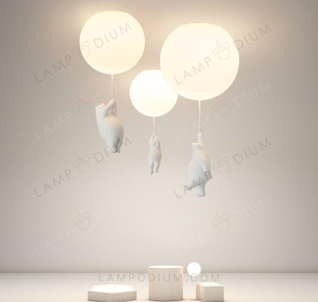 Ceiling light POLARE ORSO