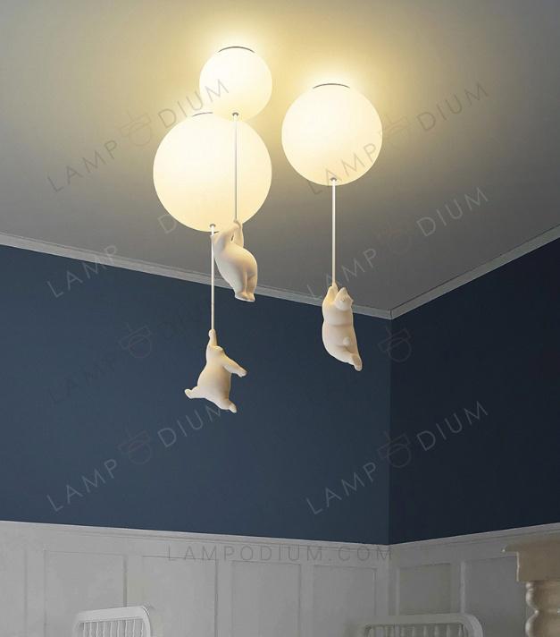 Ceiling light POLARE ORSO