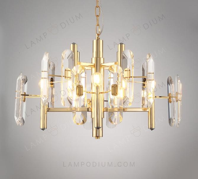 Chandelier LAMPADARIO MODERNO CRISTALLO