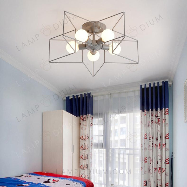 Ceiling light STELLE CADENTI