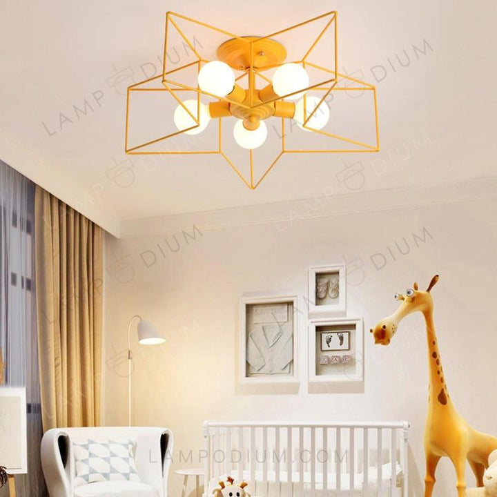 Ceiling light STELLE CADENTI