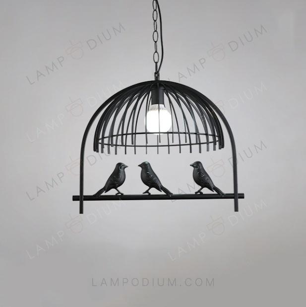 Chandelier CAGED BIRDS A