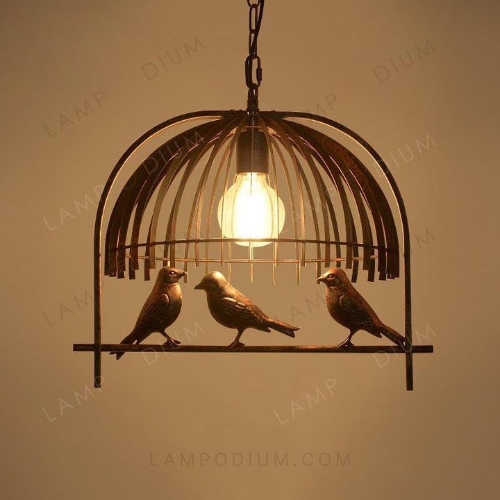 Chandelier CAGED BIRDS A