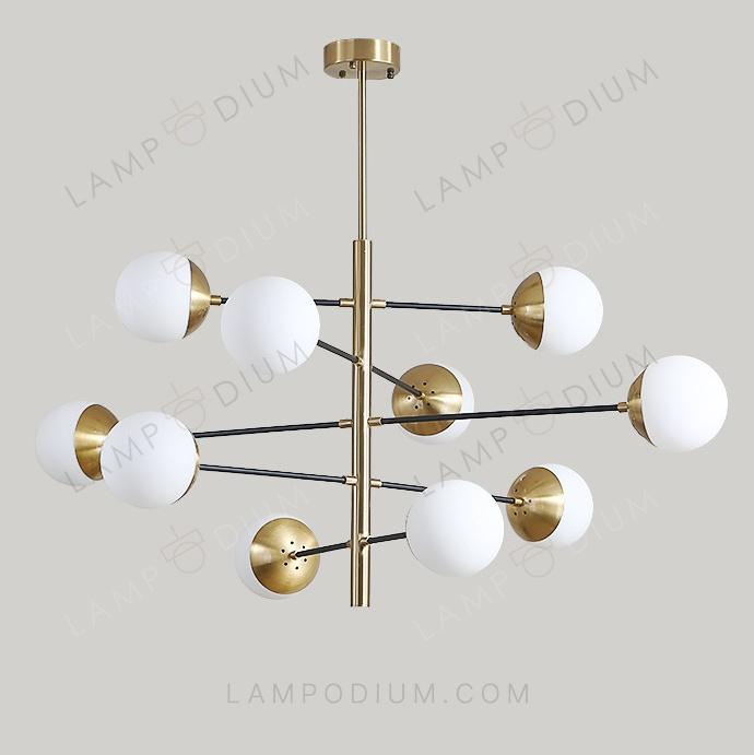 Chandelier MILKY GOLD ALBERI