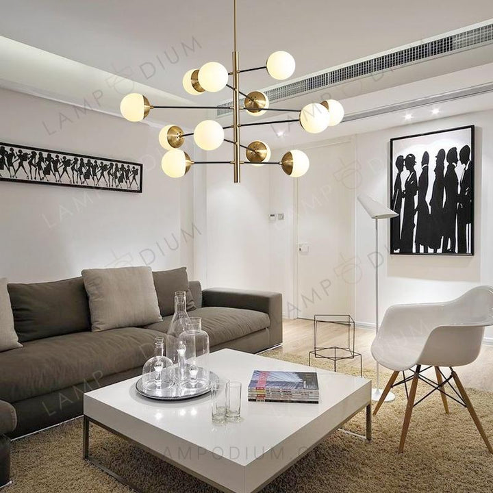 Chandelier MILKY GOLD ALBERI