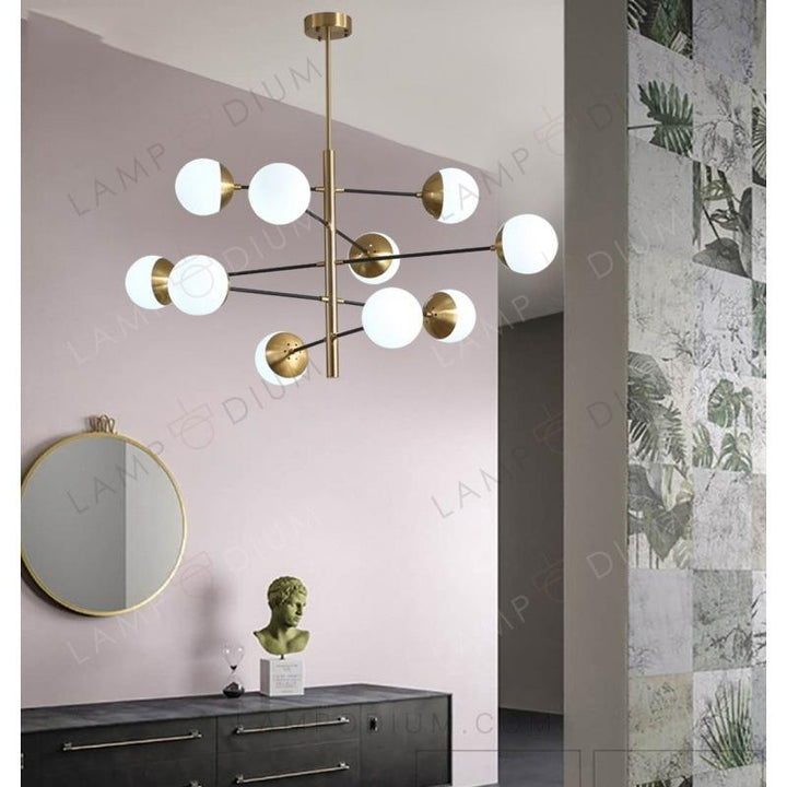 Chandelier MILKY GOLD ALBERI