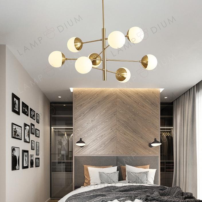 Chandelier MILKY GOLD ALBERI