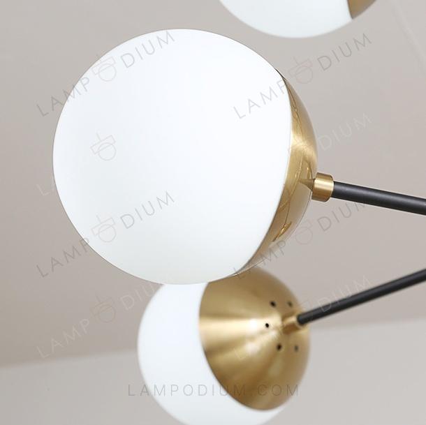 Chandelier MILKY GOLD ALBERI