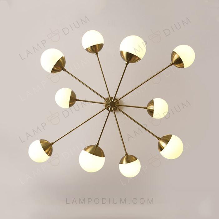 Chandelier MILKY GOLD ALBERI