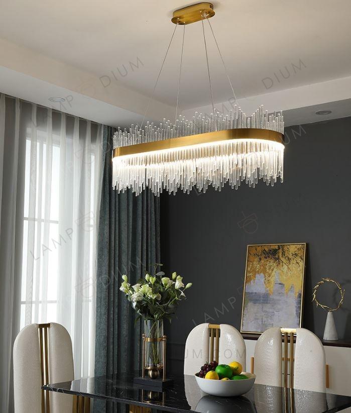 Chandelier GOLD GLASS STICK