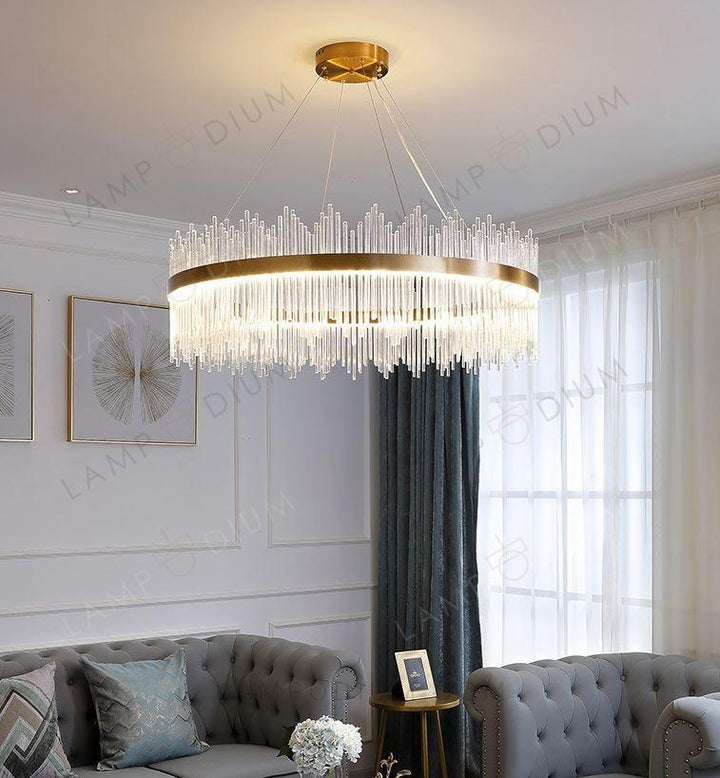 Chandelier GOLD GLASS STICK