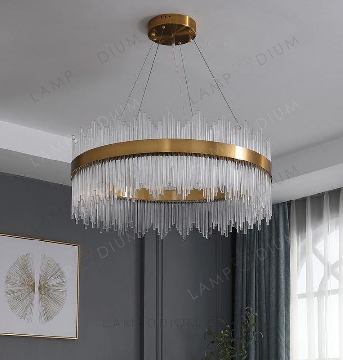 Chandelier GOLD GLASS STICK