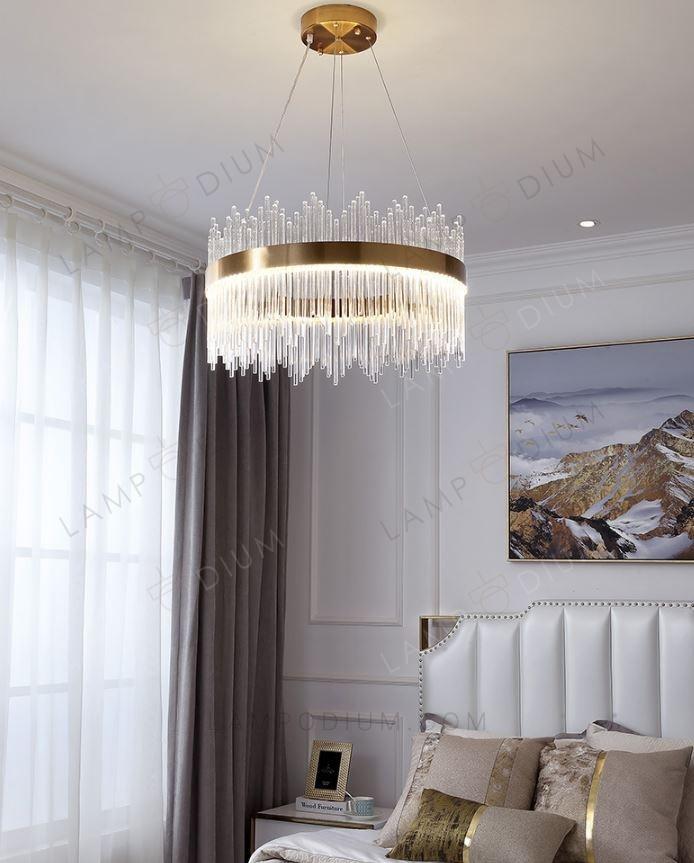 Chandelier GOLD GLASS STICK