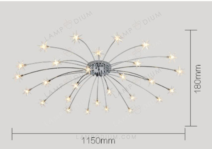 Ceiling light LUMISOLDA